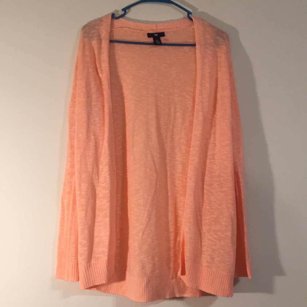 Coral cardigan from GAP